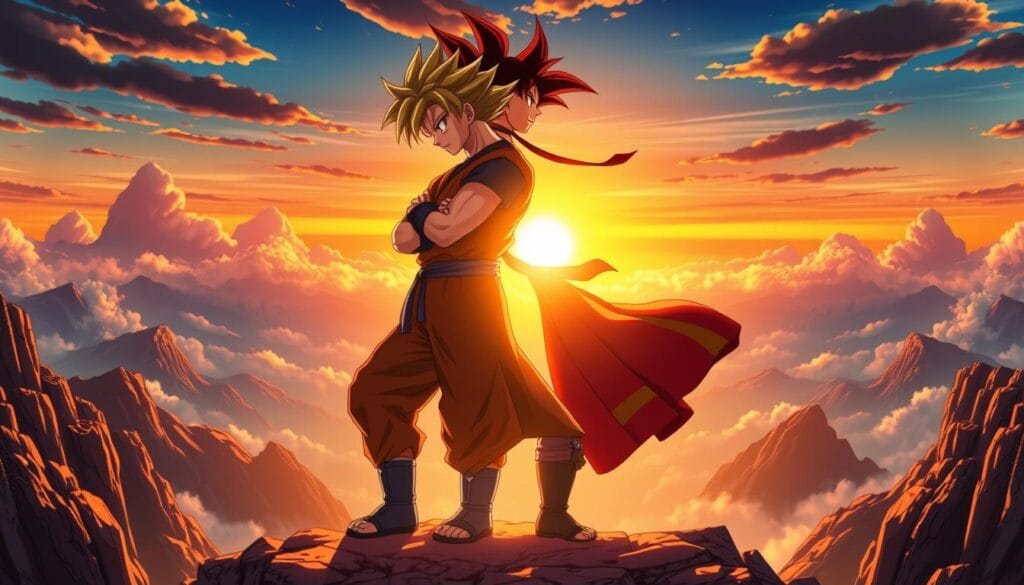 Goku and Naruto Goku and Naruto