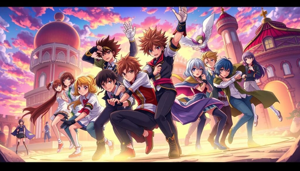 anime teamwork anime teamwork