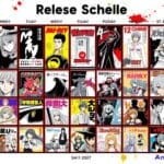 monthly manga release schedule and previews