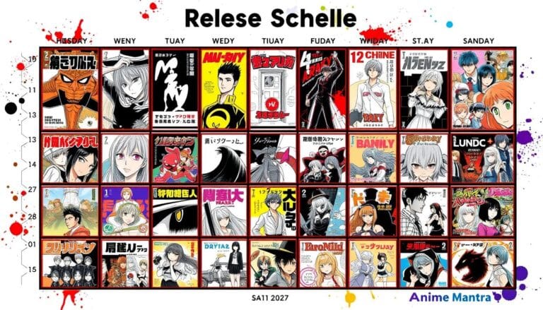 monthly manga release schedule and previews